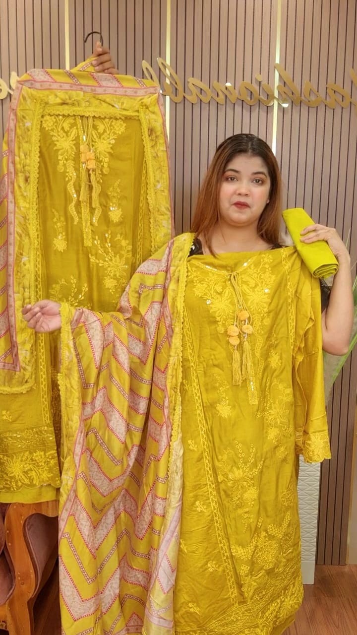 Sty Jhumka (Yellow)