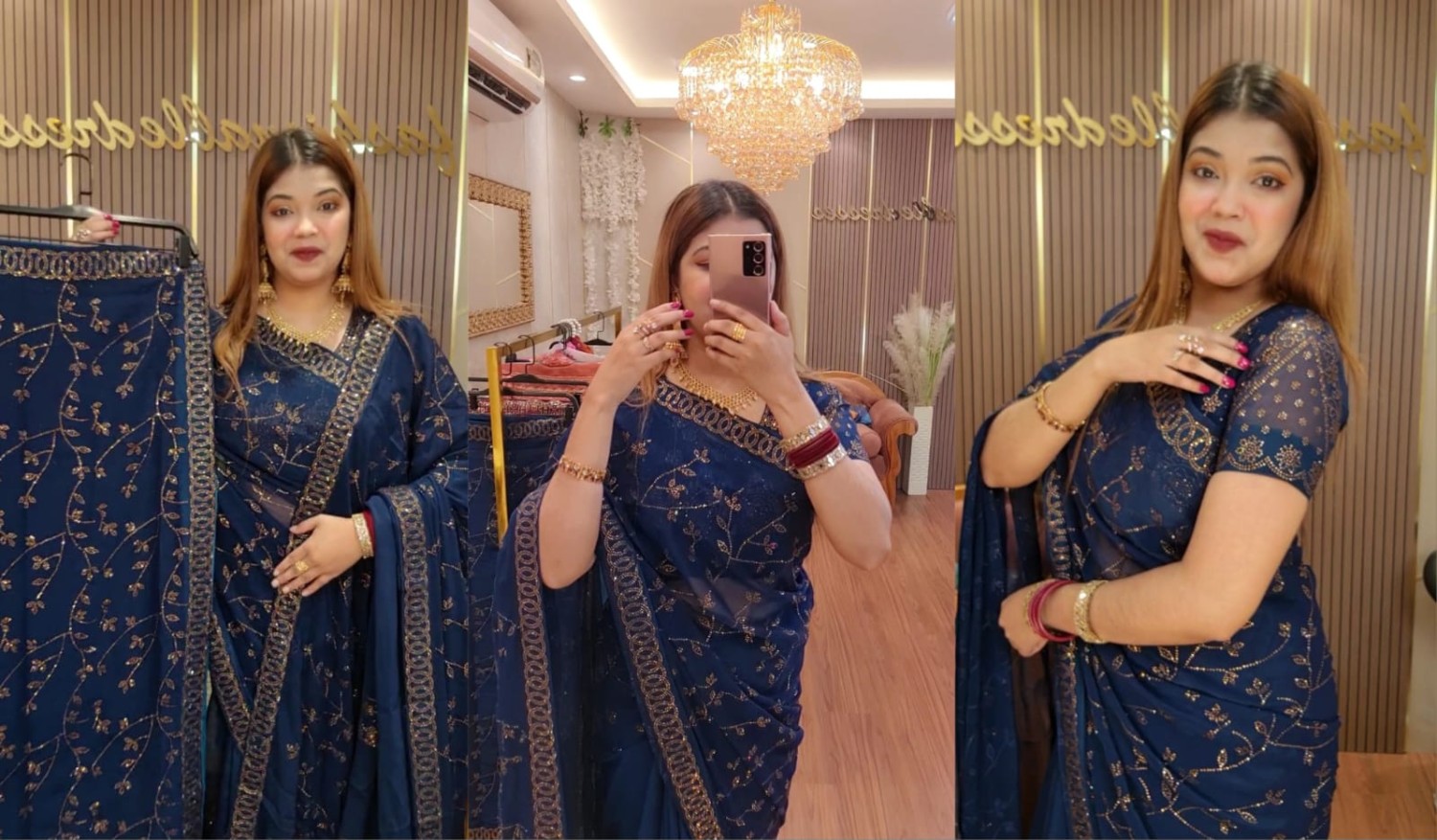 Lota pata saree